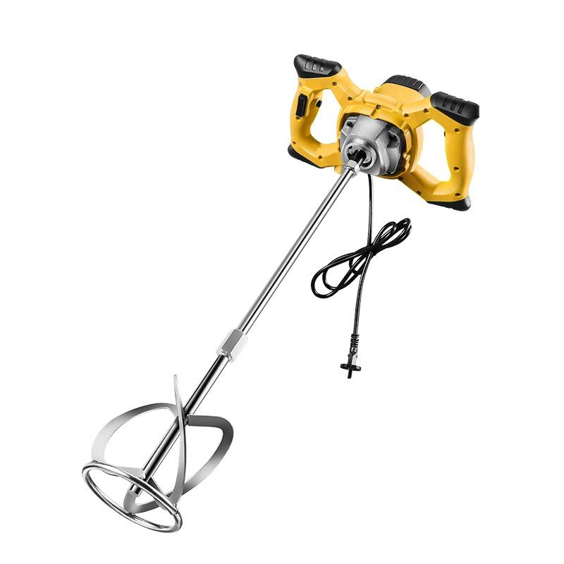 Caterpillar High-Power Electric Industrial Mixer for Paint Putty Powder Concrete Cement Ash Meat-Manual Discharge Core Motor